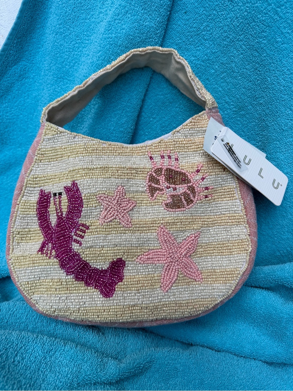 NEW! Beaded LULU Handbag